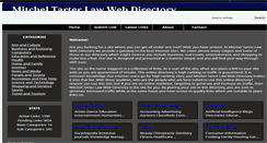 Desktop Screenshot of mitcheltarterlaw.com